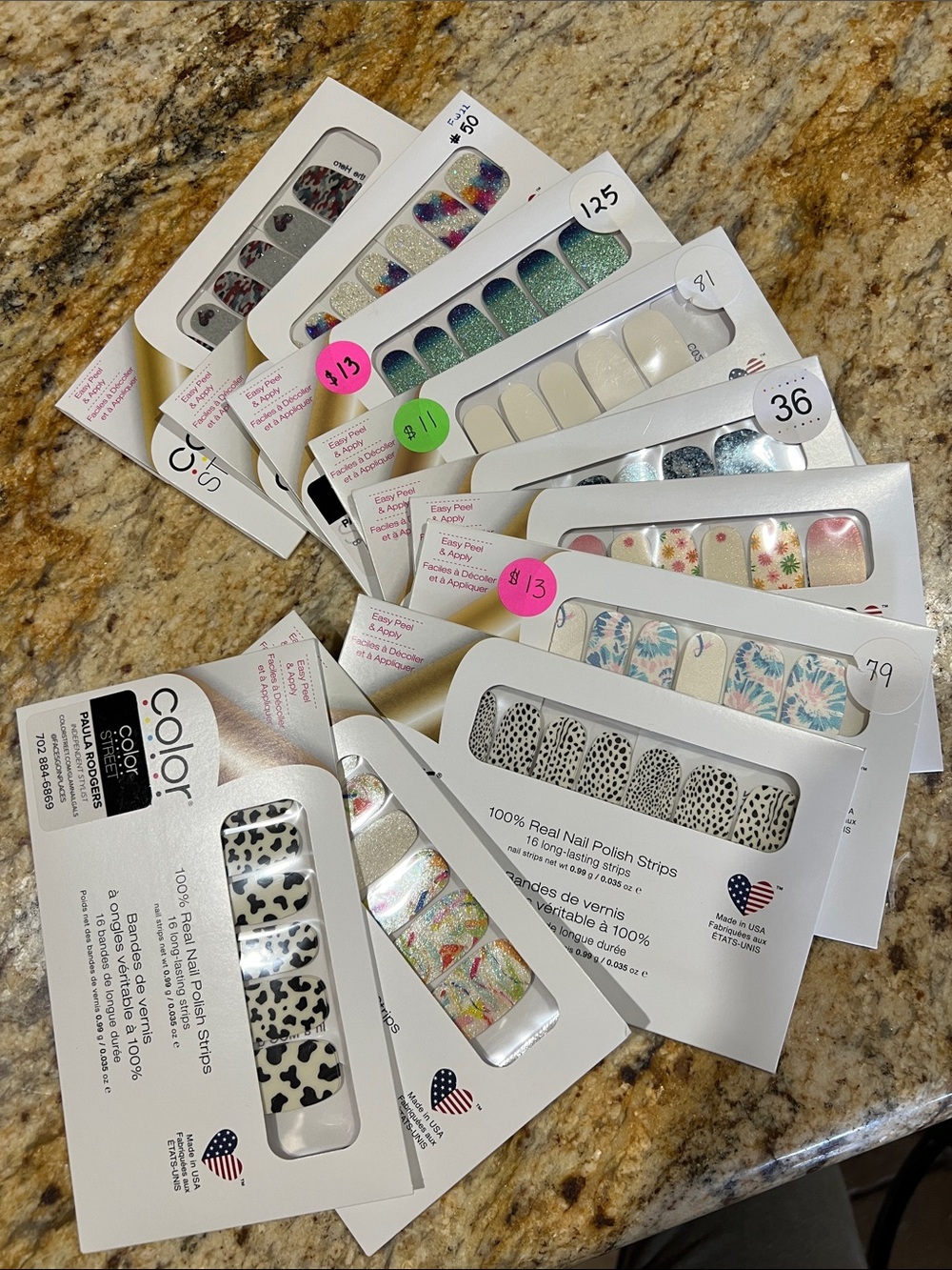 Lot - 190 sets of Color Street Nail Strips - Picture 15 of 16